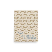 Get Used To Different - Jesus Fish Print - Christian Inspired Art