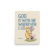 Joshua 1:9 – Winnie the Pooh Bear Inspired Scripture Print