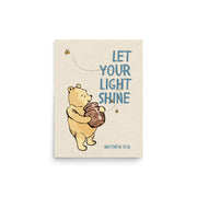 Matthew 5:16 – Pooh Bear Inspired Scripture Print