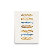 Five Loaves and Two Fish – Watercolor Style Scripture Print