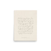 “Abound in Love” – Philippians 1:9–11 KJV Scripture Wall Art