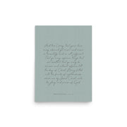“Abound in Love” – Philippians 1:9–11 KJV Scripture Wall Art