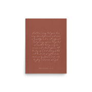 “Abound in Love” – Philippians 1:9–11 KJV Scripture Wall Art
