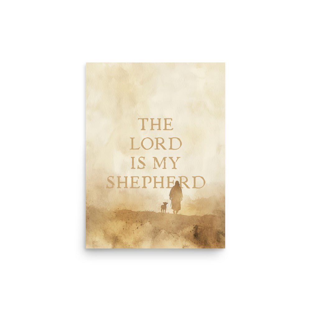 Psalm 23 – The Lord Is My Shepherd | Ancient Parchment Print