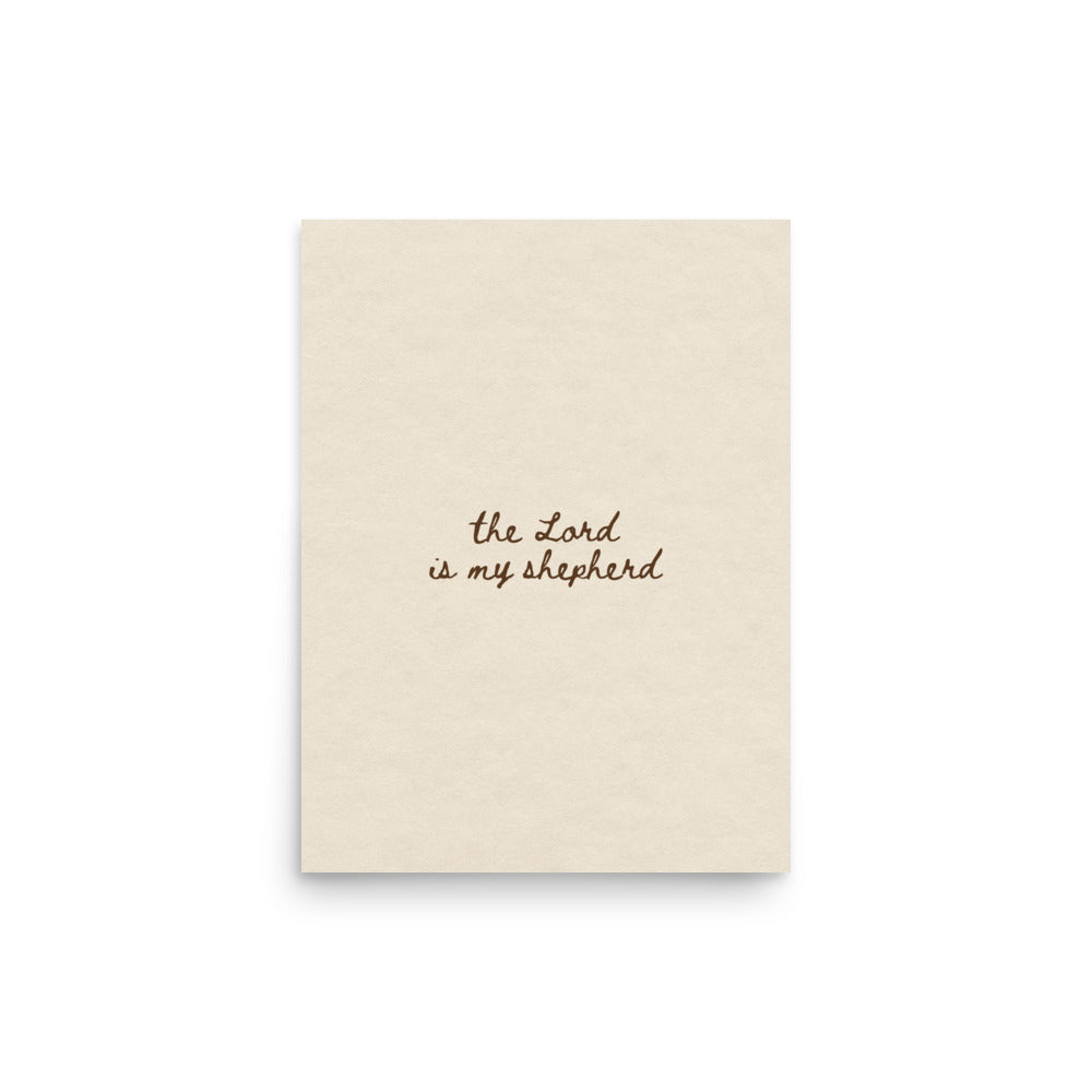 Psalm 23 – The Lord is my shepherd; I shall not want