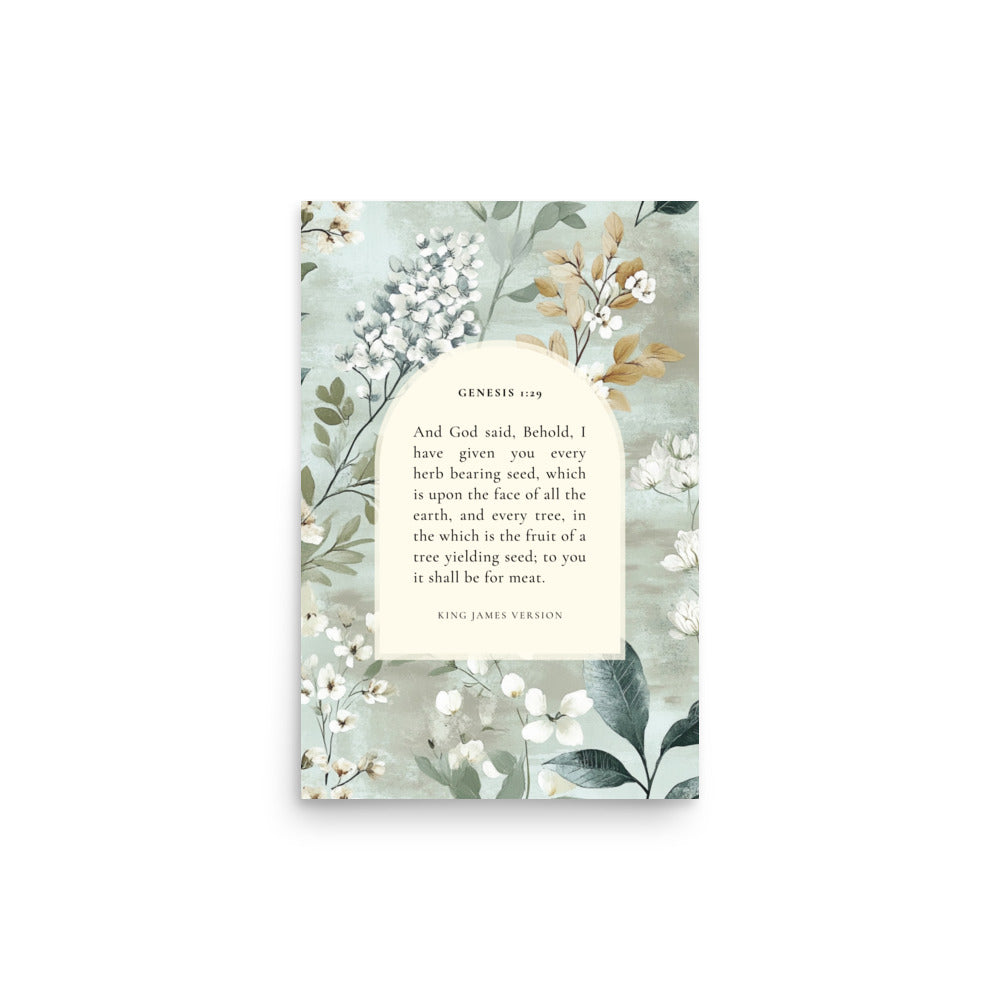 Genesis 1:29 Floral Arch