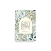 Philippians 3:10-11 –  Soft Floral Background 12x18