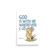 Joshua 1:9 – Winnie the Pooh Bear Inspired Scripture Print