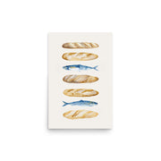 Five Loaves and Two Fish – Watercolor Style Scripture Print