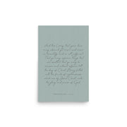 “Abound in Love” – Philippians 1:9–11 KJV Scripture Wall Art