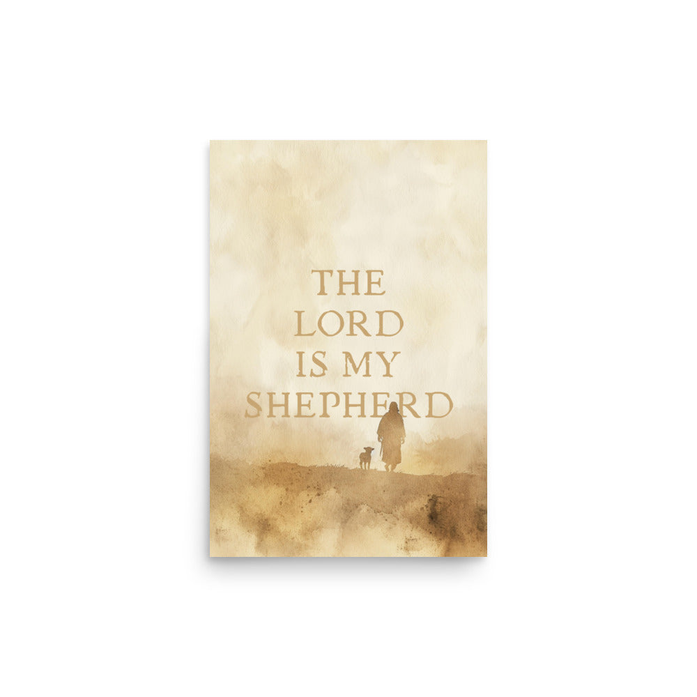 Psalm 23 – The Lord Is My Shepherd | Ancient Parchment Print