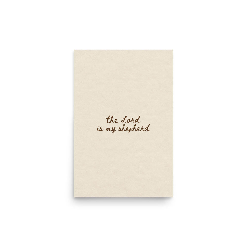 Psalm 23 – The Lord is my shepherd; I shall not want