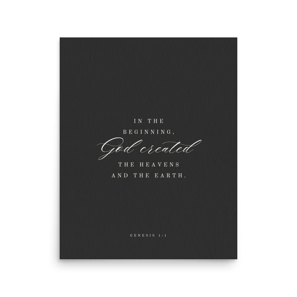 Genesis 1:1 Black Or White  