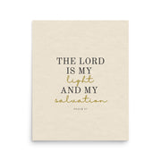 Psalm 27 Quote On Light Or Dark Background  