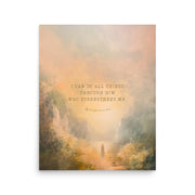 Philippians 4:13 - Oil Painting Print  