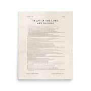 Psalm 37 Entire Chapter On Beige  