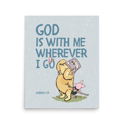 Joshua 1:9 – Winnie the Pooh Bear Inspired Scripture Print