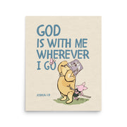 Joshua 1:9 – Winnie the Pooh Bear Inspired Scripture Print