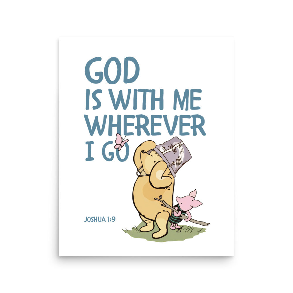 Matthew 5:16 – Pooh Bear Inspired Scripture Print