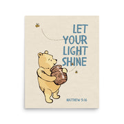 Matthew 5:16 – Pooh Bear Inspired Scripture Print