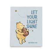 Matthew 5:16 – Pooh Bear Inspired Scripture Print