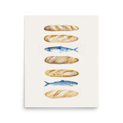 Five Loaves and Two Fish – Watercolor Style Scripture Print