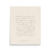 “Abound in Love” – Philippians 1:9–11 KJV Scripture Wall Art