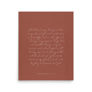 “Abound in Love” – Philippians 1:9–11 KJV Scripture Wall Art