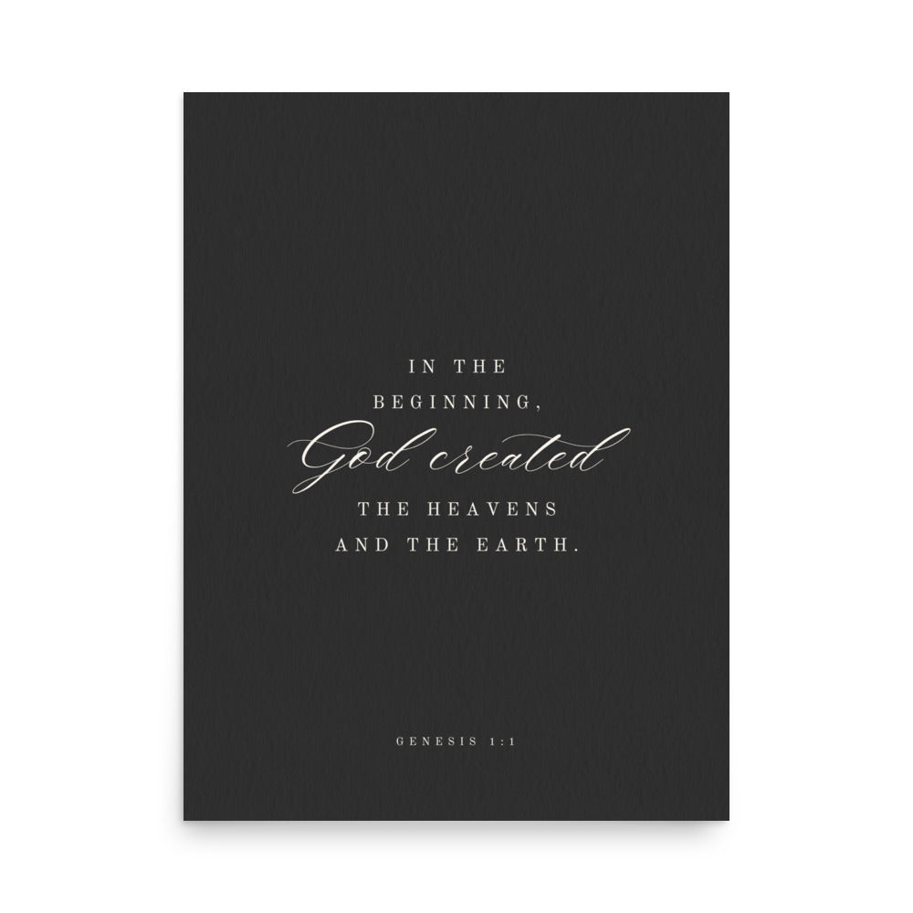 Genesis 1:1 Black Or White  