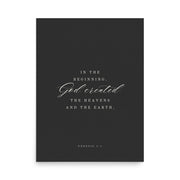Genesis 1:1 Black Or White  