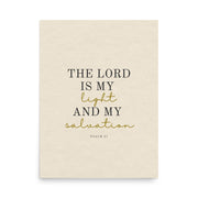 Psalm 27 Quote On Light Or Dark Background  