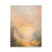 Philippians 4:13 - Oil Painting Print  