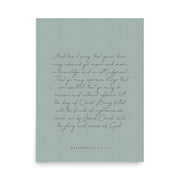 “Abound in Love” – Philippians 1:9–11 KJV Scripture Wall Art