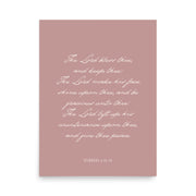 "The Lord Bless You" Numbers 6:24-26 Art | Available in 3 Colors