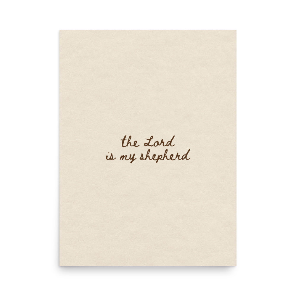 Psalm 23 – The Lord is my shepherd; I shall not want