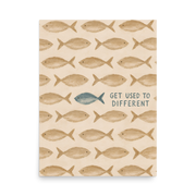 Get Used To Different Christian wall art — Unframed Matte Paper / 18″×24″ portrait mockup