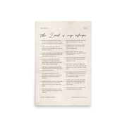 Psalm 91 KJV Entire Chapter On Beige  