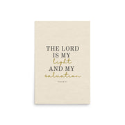 Psalm 27 Quote On Light Or Dark Background  