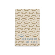 Get Used To Different - Jesus Fish Print - Christian Inspired Art