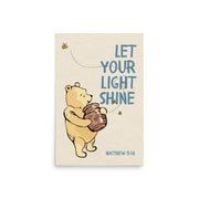 Matthew 5:16 – Pooh Bear Inspired Scripture Print