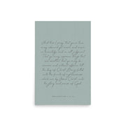 “Abound in Love” – Philippians 1:9–11 KJV Scripture Wall Art