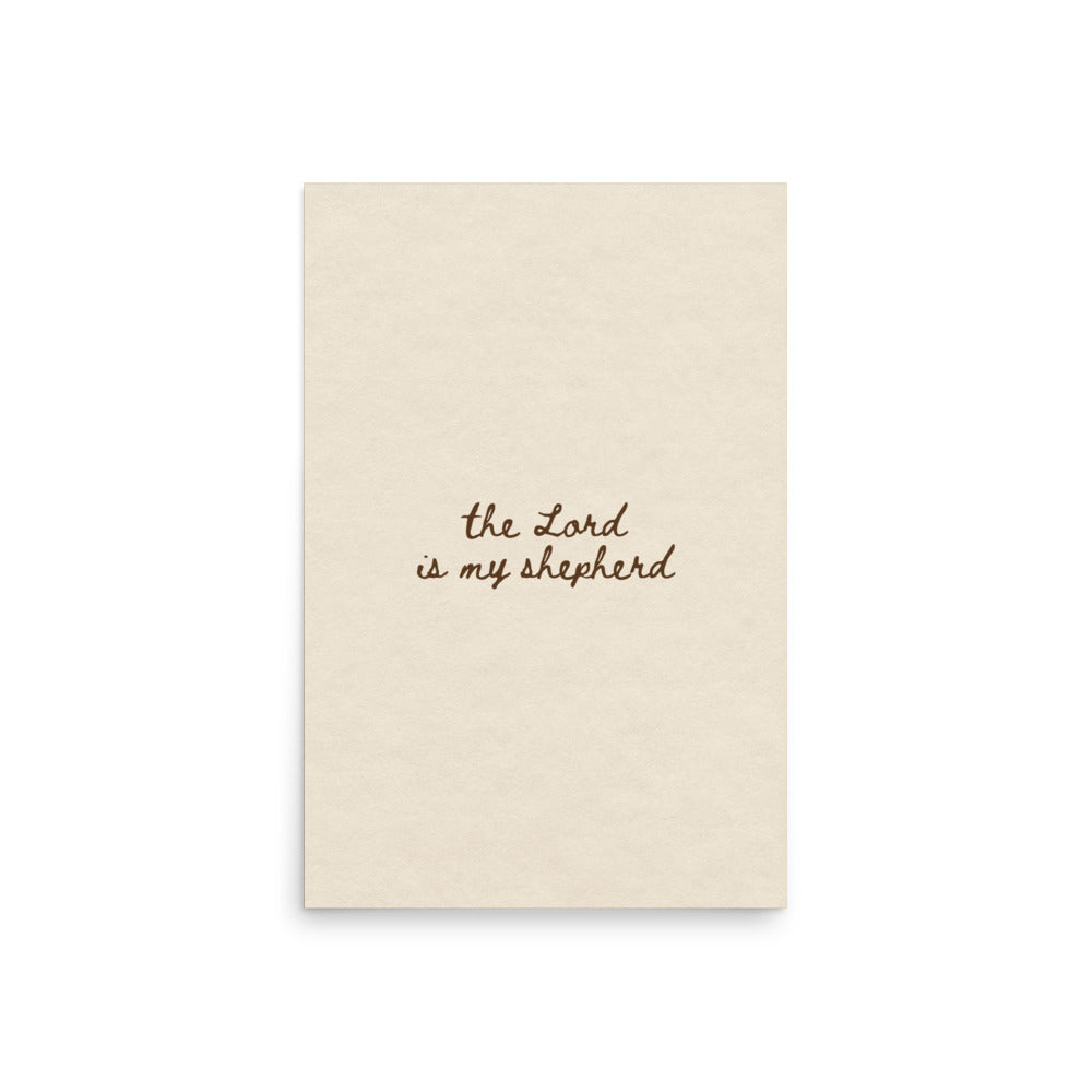 Psalm 23 – The Lord is my shepherd; I shall not want