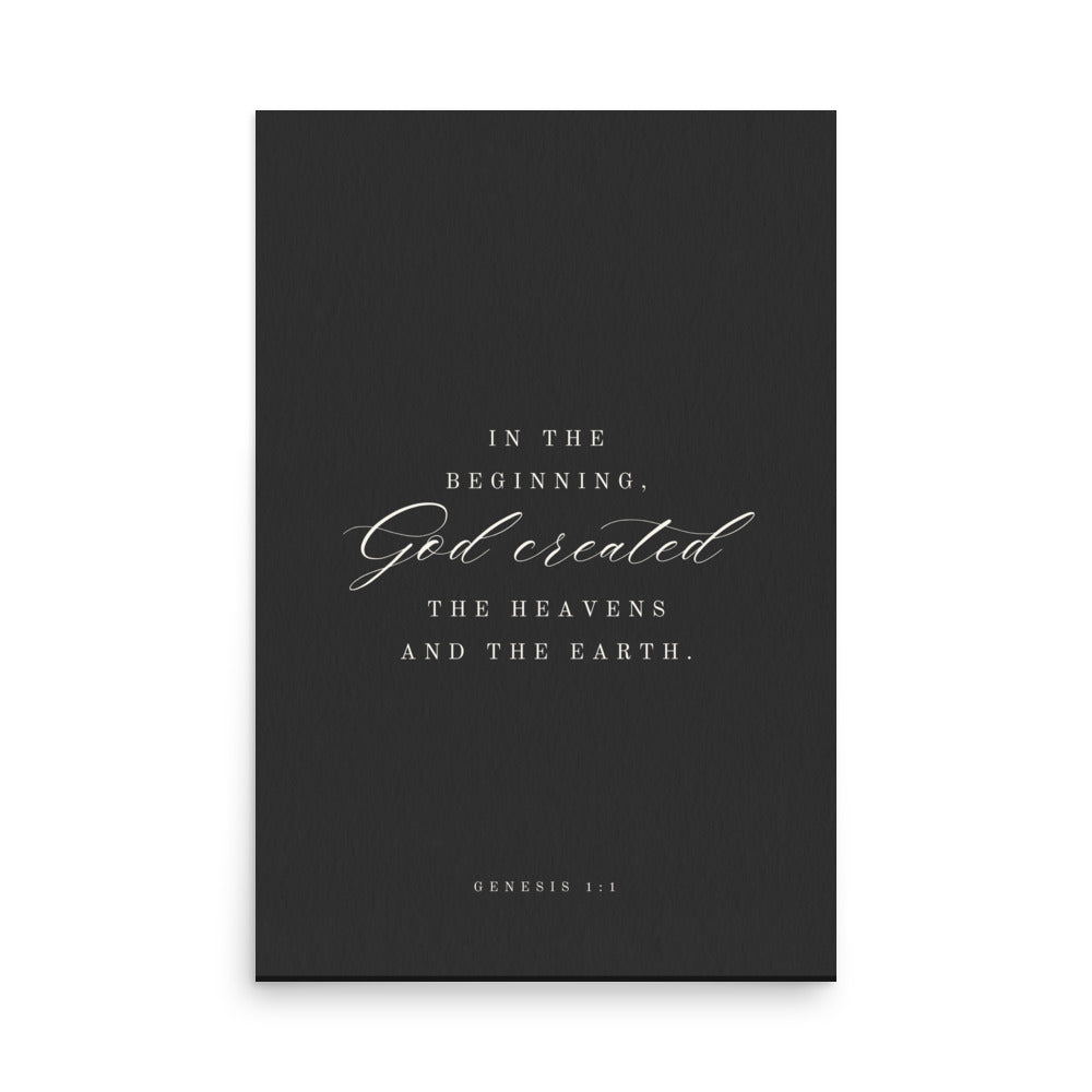 Genesis 1:1 Black Or White  