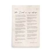 Psalm 91 KJV Entire Chapter On Beige  