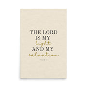 Psalm 27 Quote On Light Or Dark Background  