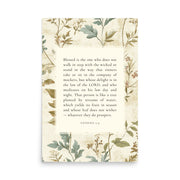 Genesis 2:9 - Botanic Floral Background 24x36