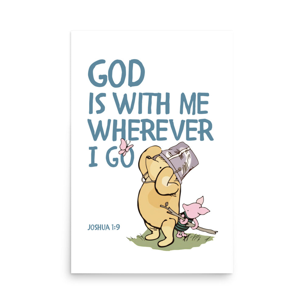 Matthew 5:16 – Pooh Bear Inspired Scripture Print