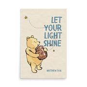 Matthew 5:16 – Pooh Bear Inspired Scripture Print