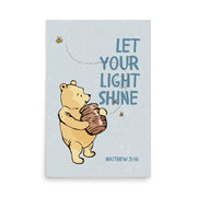 Matthew 5:16 – Pooh Bear Inspired Scripture Print