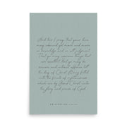 “Abound in Love” – Philippians 1:9–11 KJV Scripture Wall Art